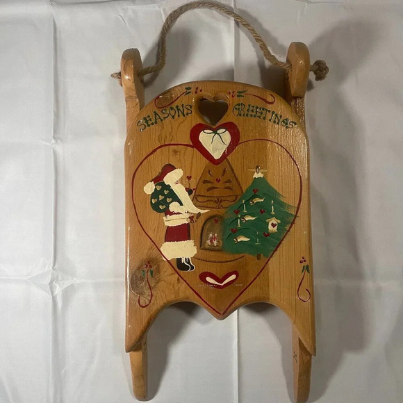 Hand Painted Christmas Wall Decor - Picture 1 of 4